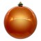 Vickerman 3" Burnish Orange Pearl UV Drilled Ball Ornament 12 per bag.